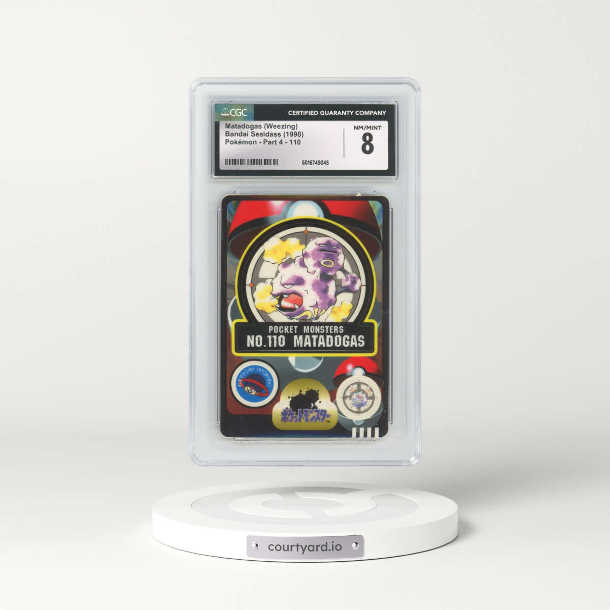 1998 Pokémon - Part 4 #110 Matadogas (Weezing) (CGC 8 NM-MT)