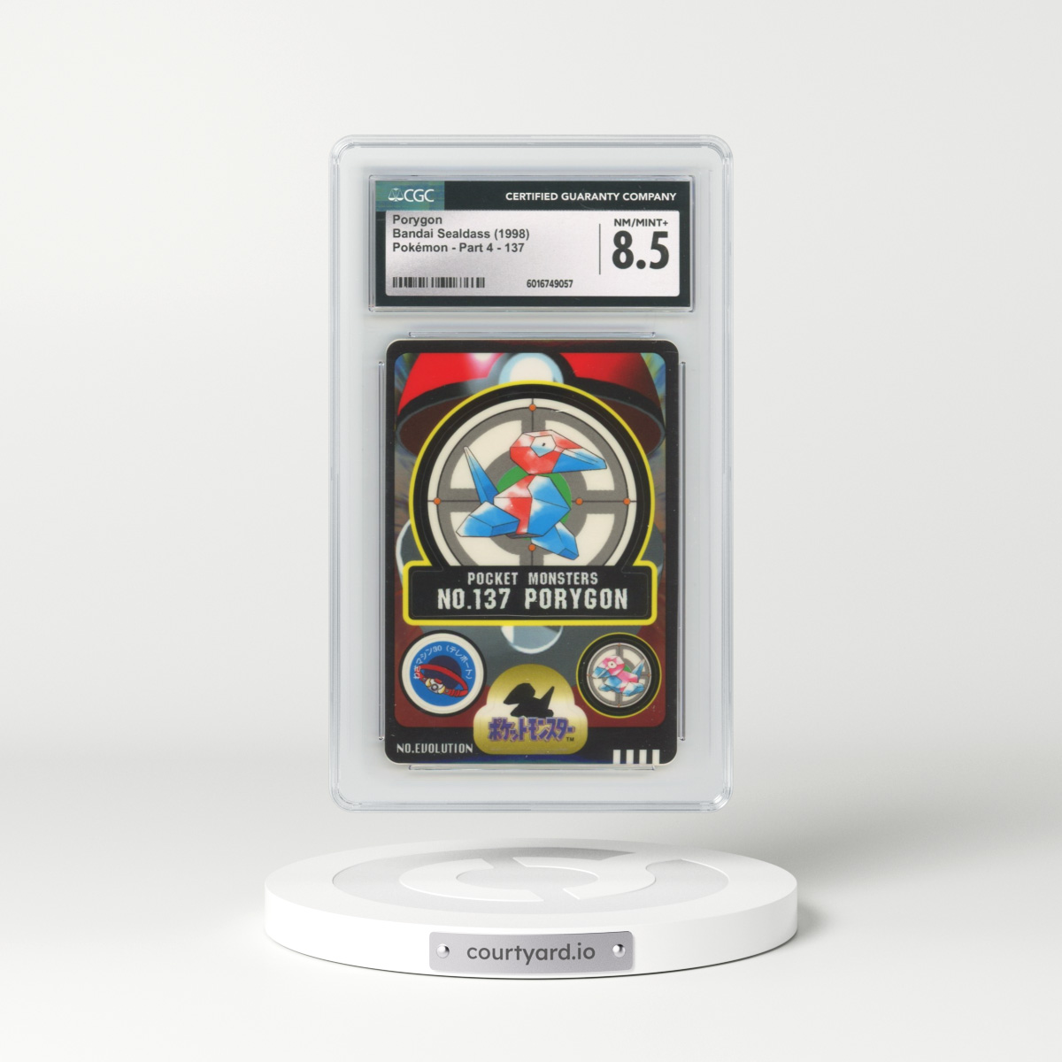 1998 Pokémon - Part 4 #137 Porygon (CGC 8.5 NM-MT+)