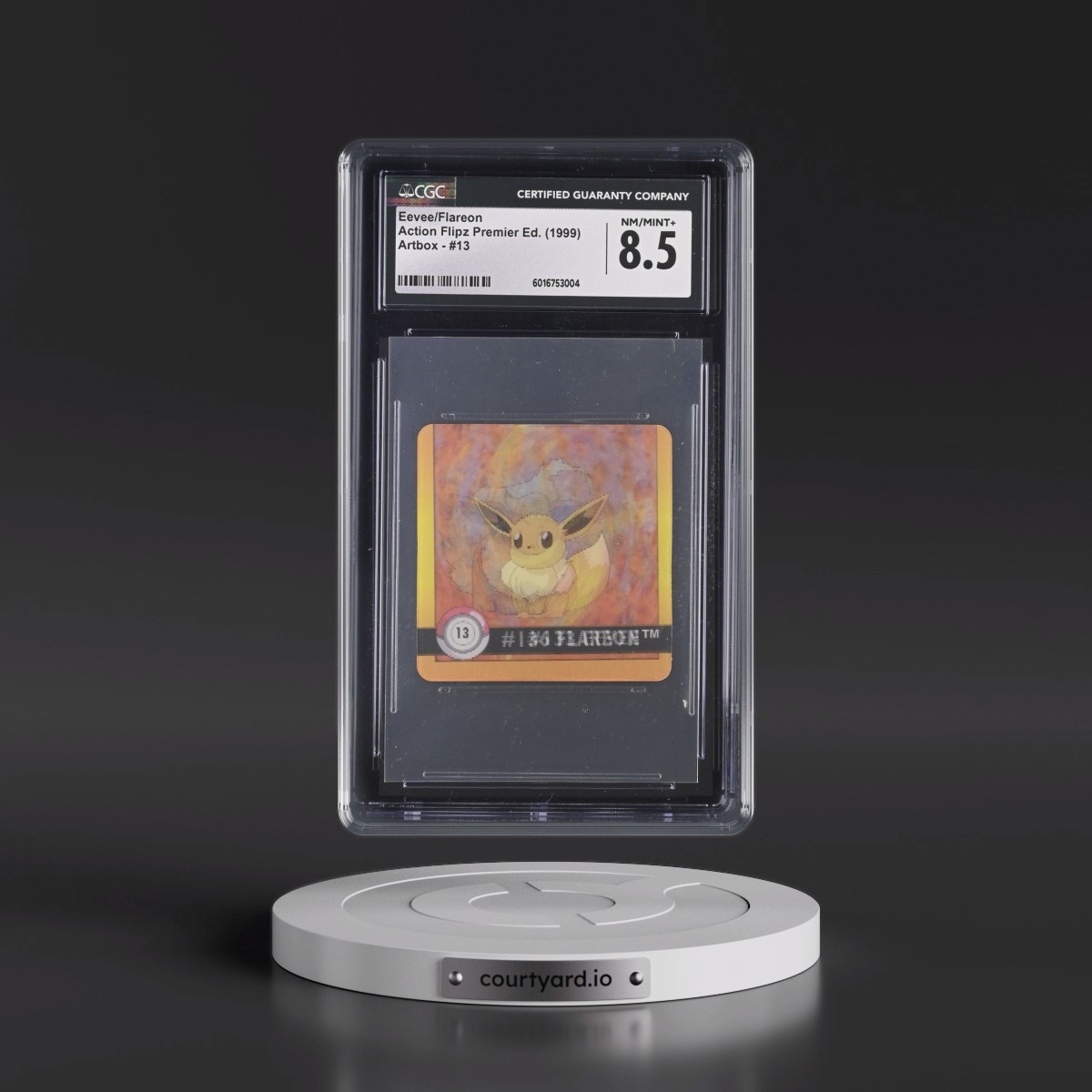 1999 Action Flipz Premier Edition (Artbox) #13 Eevee/Flareon (CGC 8.5 NM-MT+)