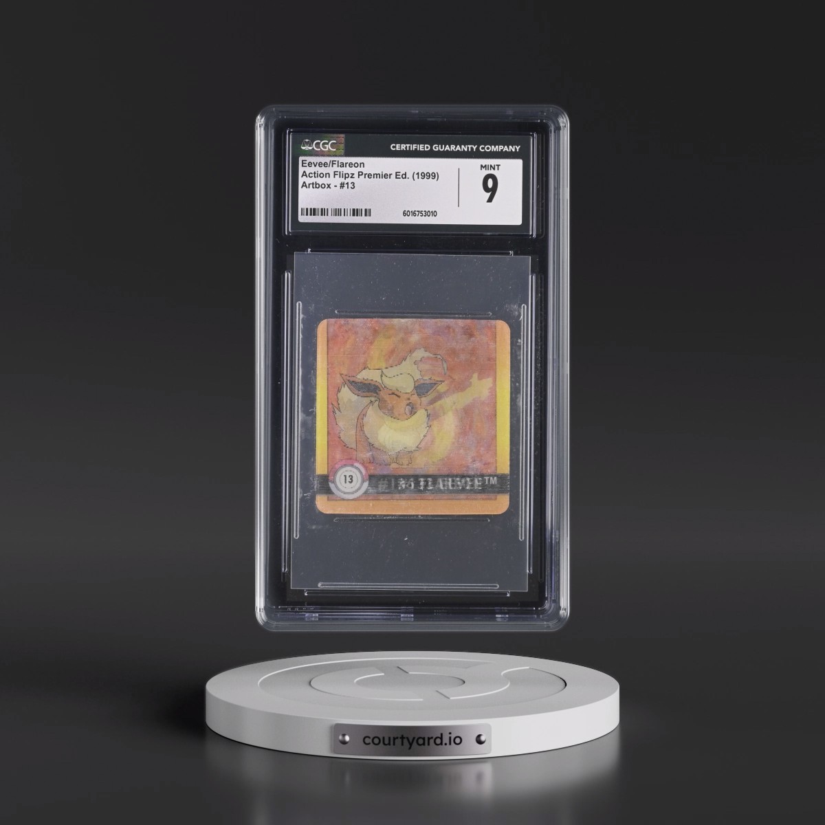 1999 Action Flipz Premier Edition (Artbox) #13 Eevee/Flareon (CGC 9 MINT)