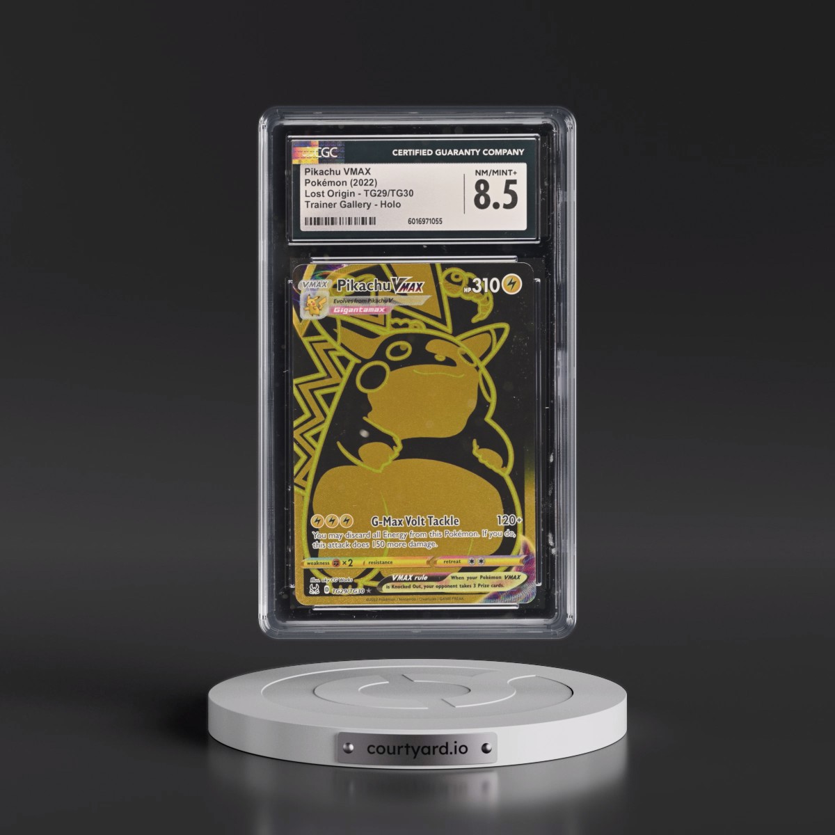 2022 Lost Origin #TG29/TG30 Pikachu VMAX - Trainer Gallery Holo (CGC 8.5 NM-MT+)
