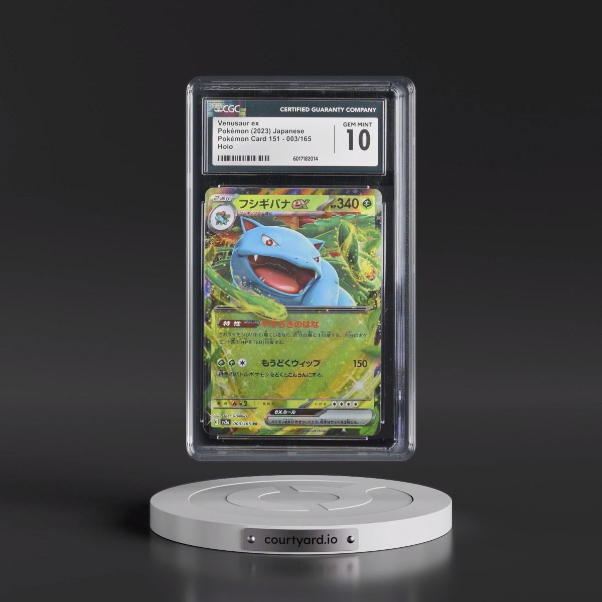 2023 Pokémon Card 151 #003/165 Venusaur ex - Holo (CGC 10 GEM MINT)