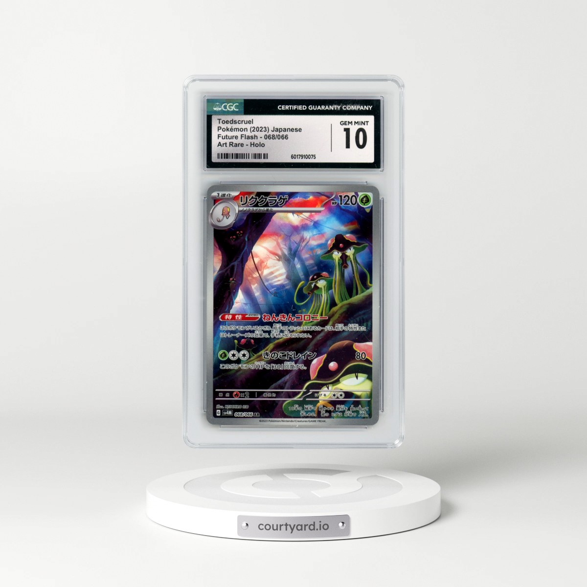2023 Future Flash #068/066 Toedscruel - Art Rare Holo (CGC 10 GEM MINT)