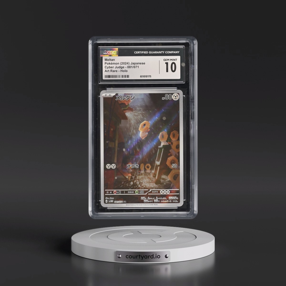 2024 Cyber Judge #081/071 Meltan - Art Rare Holo (CGC 10 GEM MINT)
