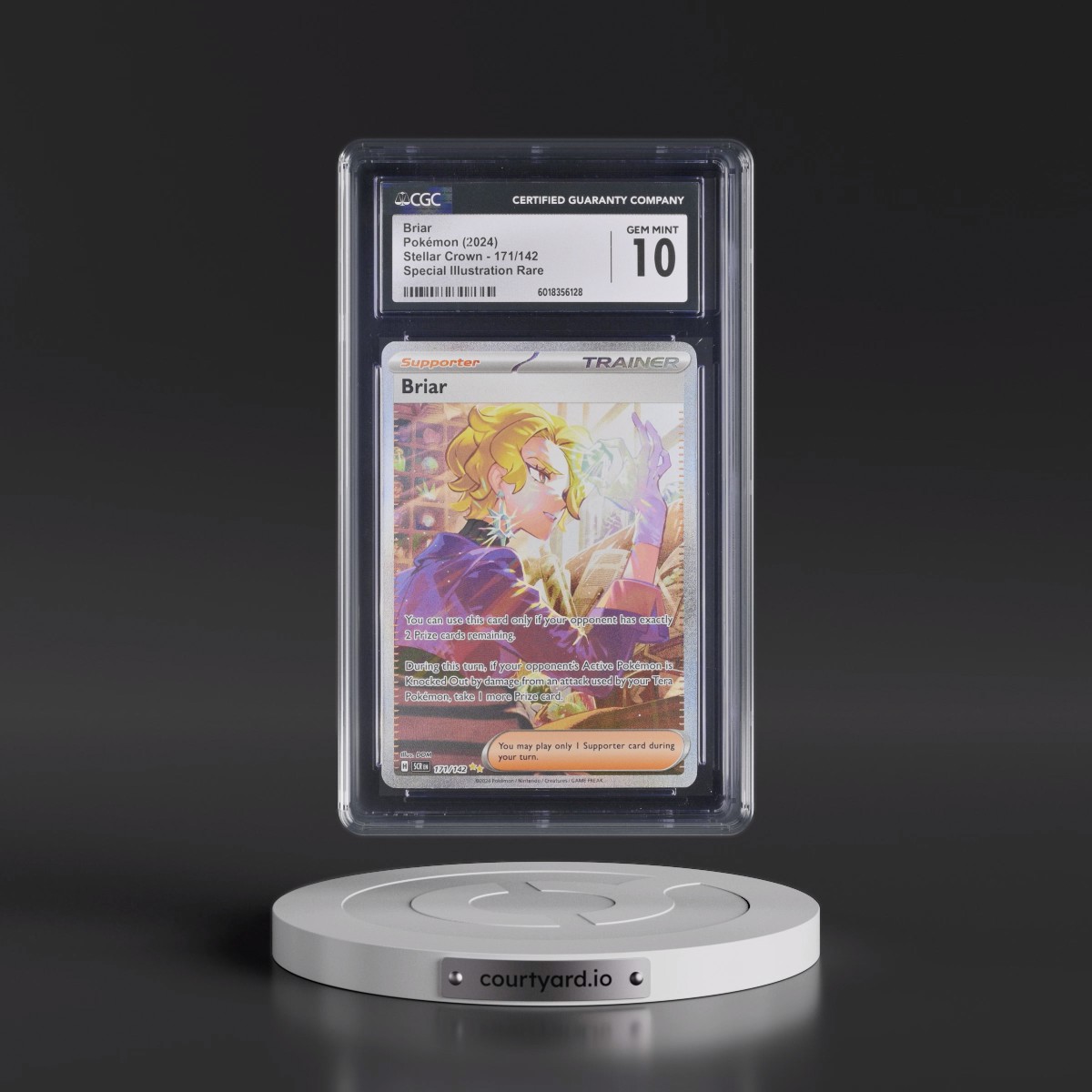 2024 Stellar Crown - SCR EN #171/142 Briar - Special Illustration Rare (CGC 10 GEM MINT)