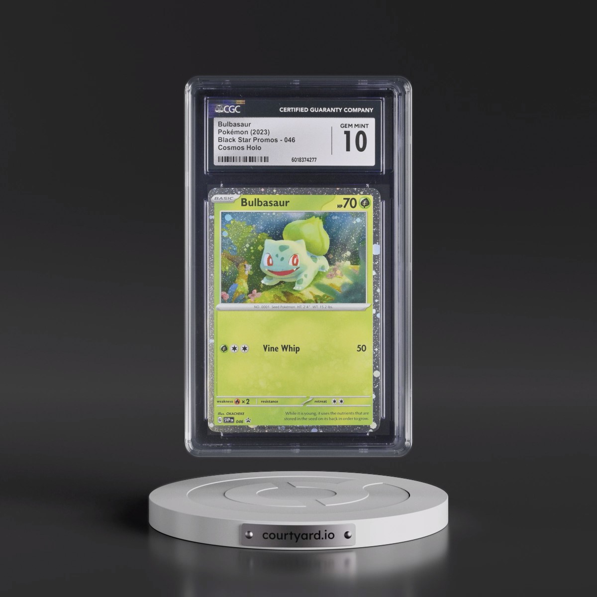 2023 Black Star Promos - Scarlet & Violet SVP EN #046 Bulbasaur - 151 Poster Collection (Cosmos Holo) (CGC 10 GEM MINT)