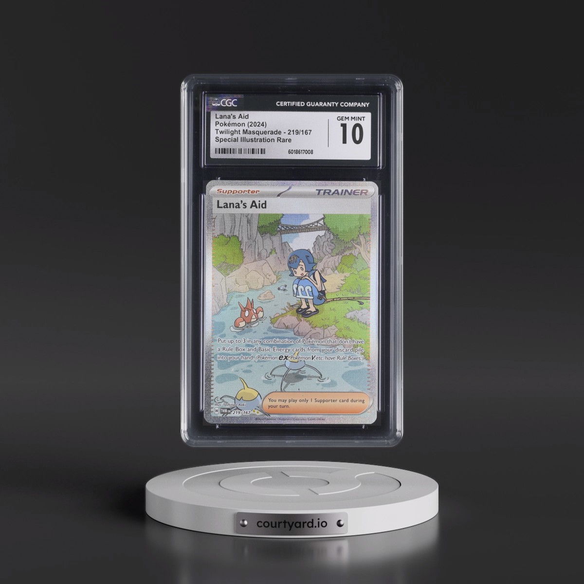 2024 Twilight Masquerade - TWM EN #219/167 Lana's Aid - Special Illustration Rare (Holo) (CGC 10 GEM MINT)