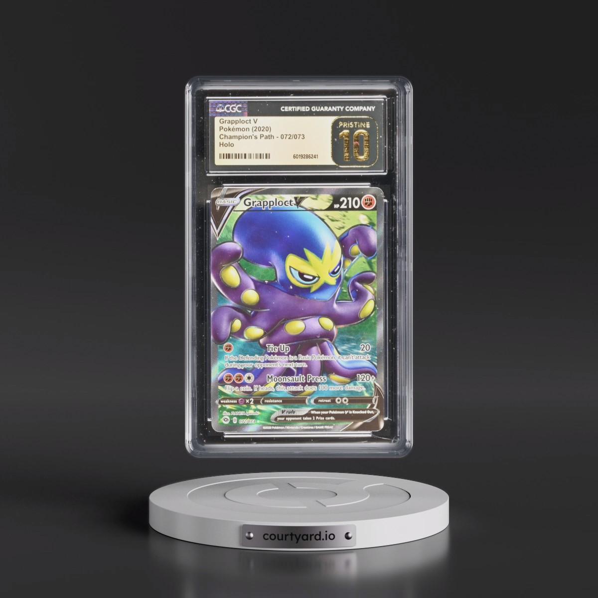 2020 Champion's Path #072/073 Grapploct V - Ultra Rare Holo (CGC 10 PRISTINE)