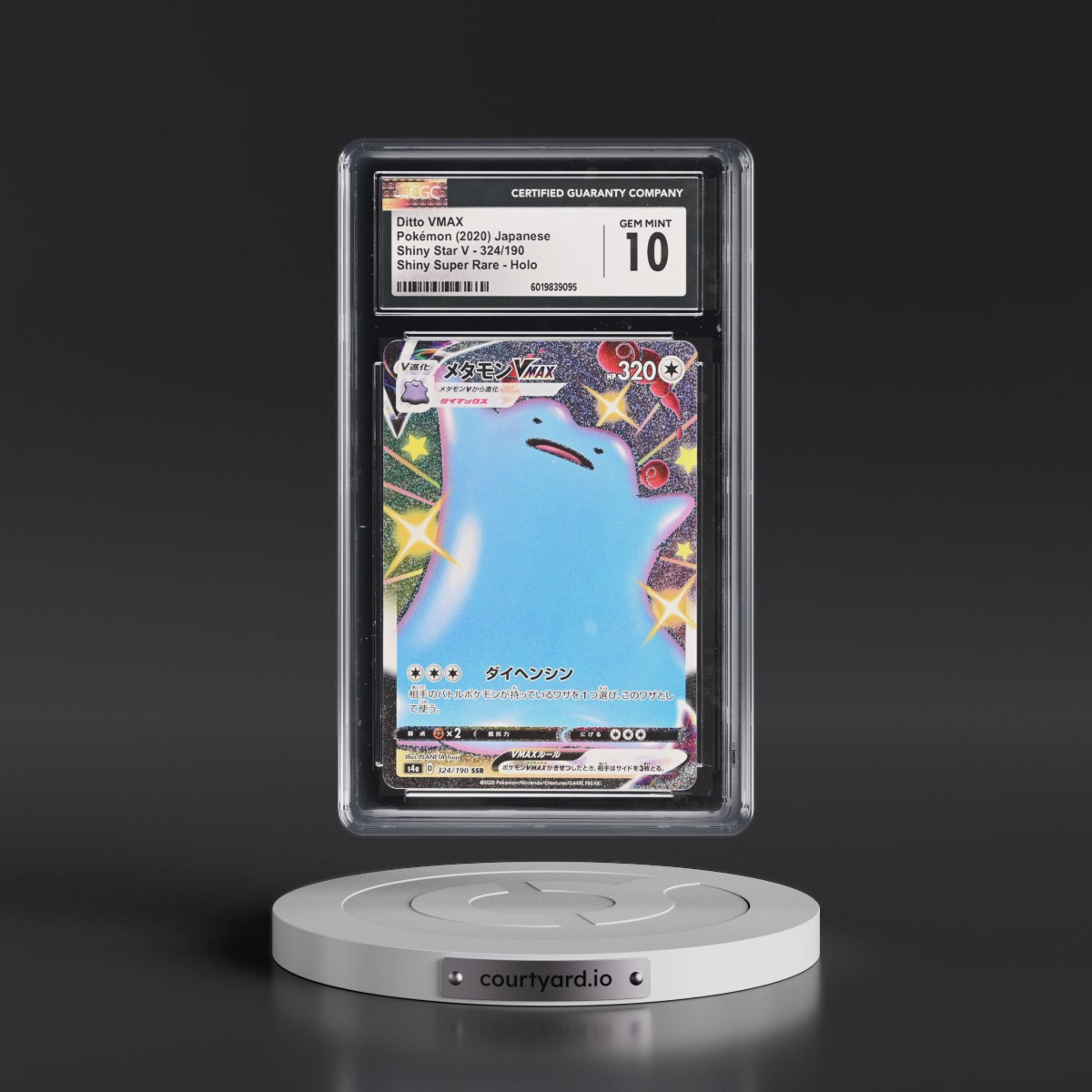 2020 Shiny Star V #324/190 Ditto VMAX - Shiny Super Rare Holo (CGC 10 GEM MINT)
