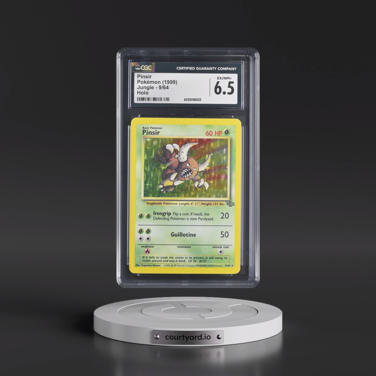 1999 Jungle #9/64 Pinsir - Holo (CGC 6.5 EX-NM+)
