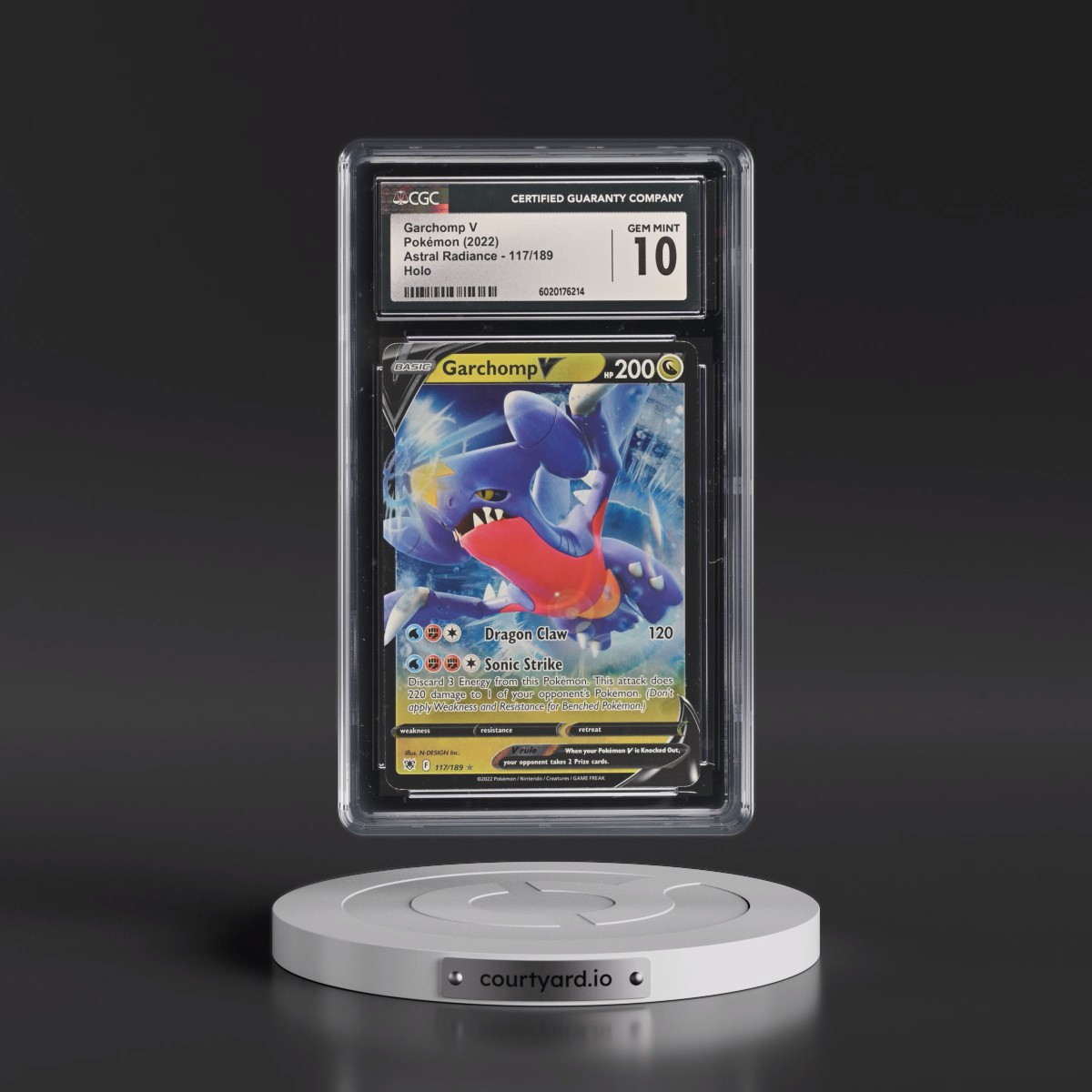 Astral Radiance #117/189 Garchomp V - Holo (CGC 10 GEM MINT)