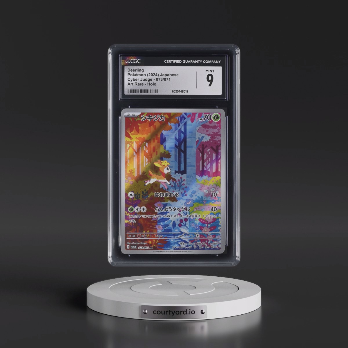 2024 Cyber Judge #073/071 Deerling - Art Rare Holo (CGC 9 MINT)