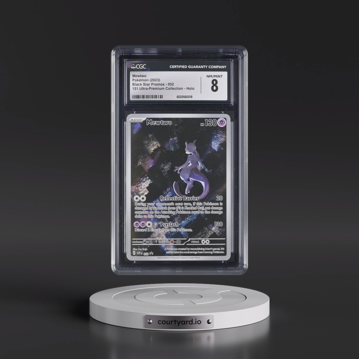 2023 Black Star Promos - Scarlet & Violet SVPEN #052 Mewtwo - 151 Ultra-Premium Collection (Holo) (CGC 8 NM-MT)