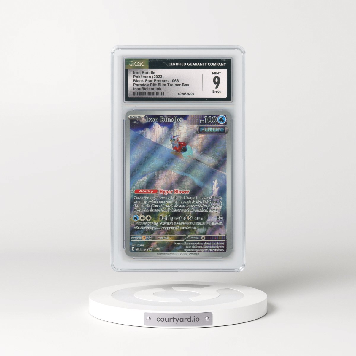 2023 Black Star Promos - Scarlet & Violet SVP EN #066 Iron Bundle - Paradox Rift Elite Trainer Box (Holo) (CGC 9 MINT)