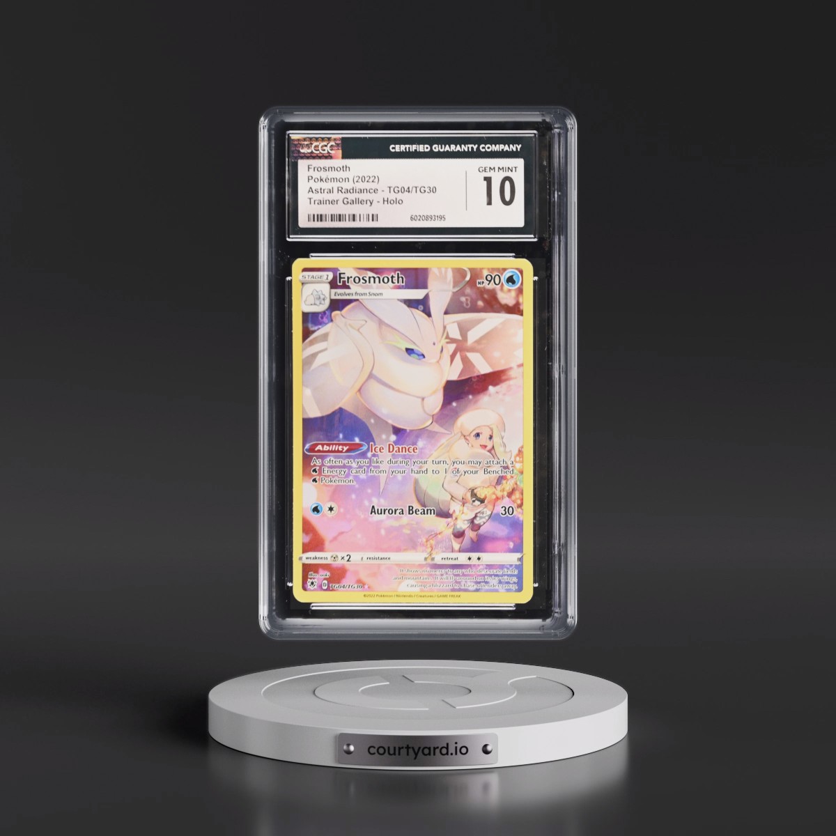 Astral Radiance #TG04/TG30 Frosmoth - Trainer Gallery Holo (CGC 10 GEM MINT)