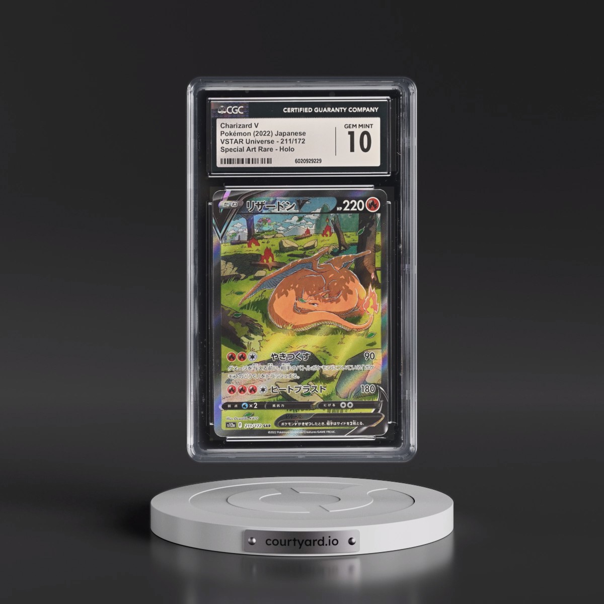 2022 VSTAR Universe #211/172 Charizard V - Special Art Rare Holo (CGC 10 GEM MINT)