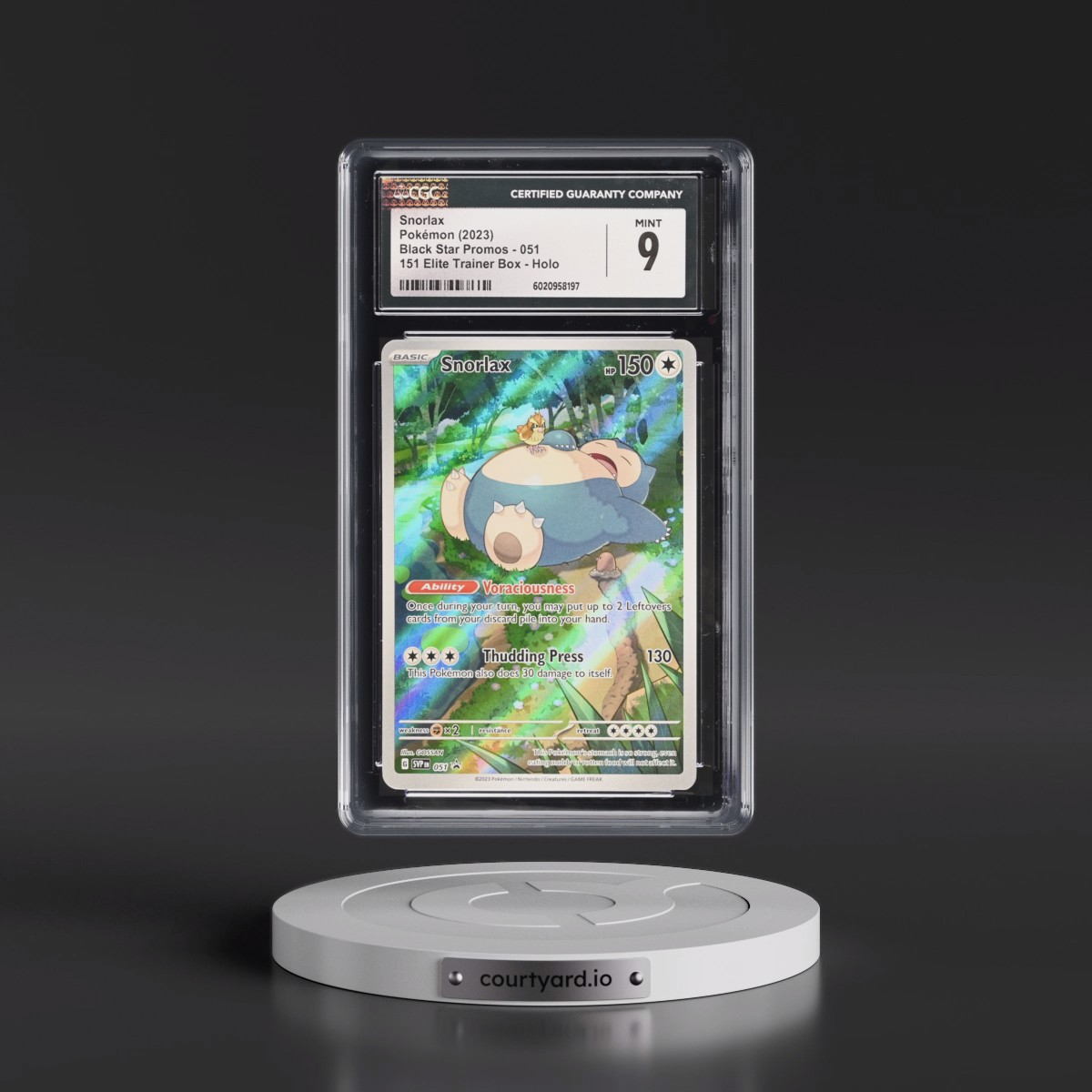 2023 Black Star Promos - Scarlet & Violet SVPEN #051 Snorlax - 151 Elite Trainer Box (Holo) (CGC 9 MINT)
