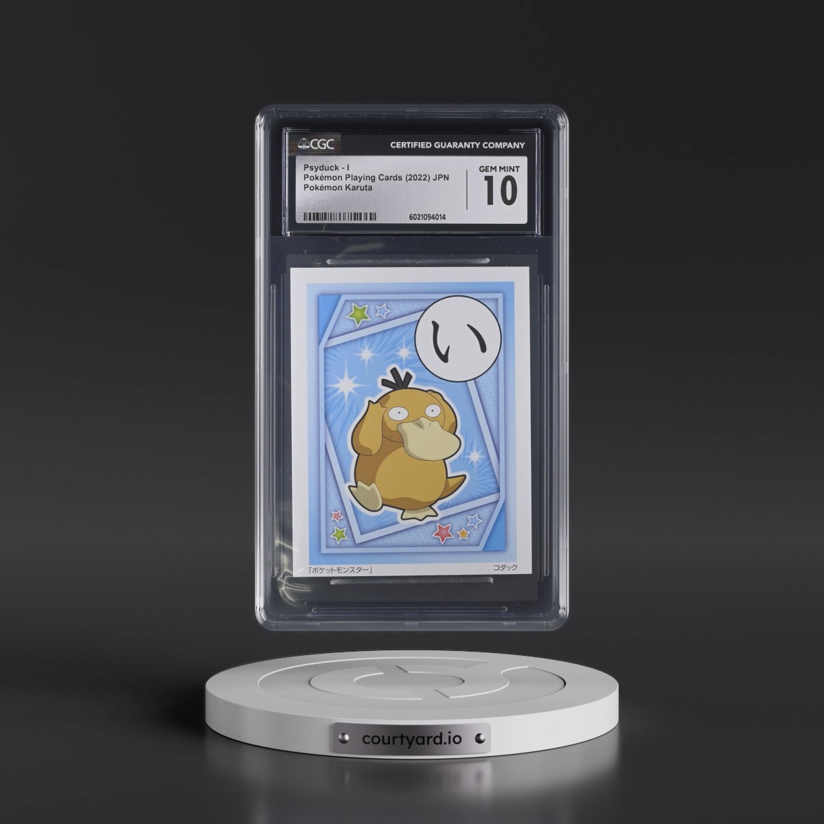 2022 Scarlet & Violet Karuta (2022 Blue Diamond BG) Psyduck - I (CGC 10 GEM MINT)