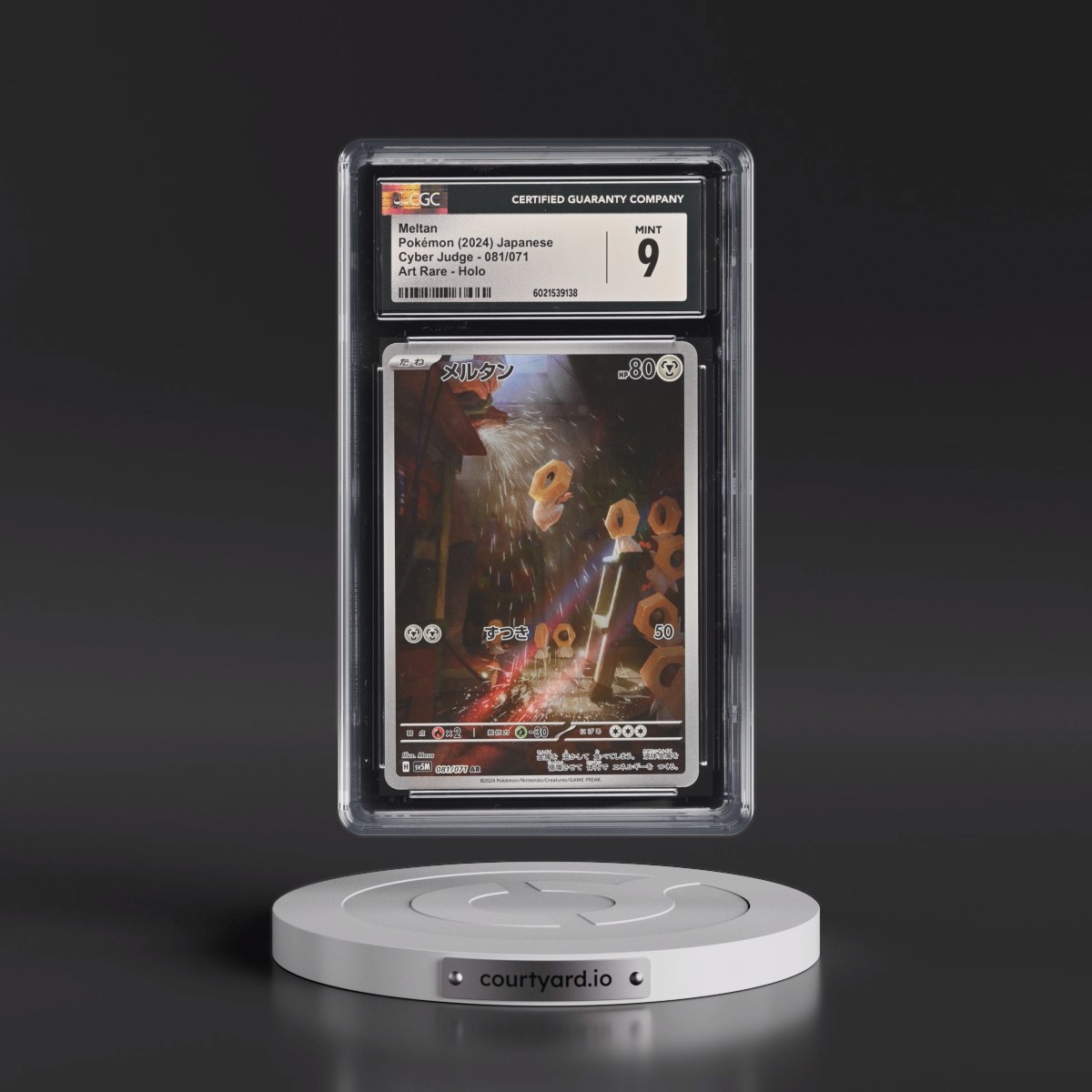 2024 Pokémon Sv5m-Cyber Judge #081 Meltan - Art Rare (CGC 9 MINT)