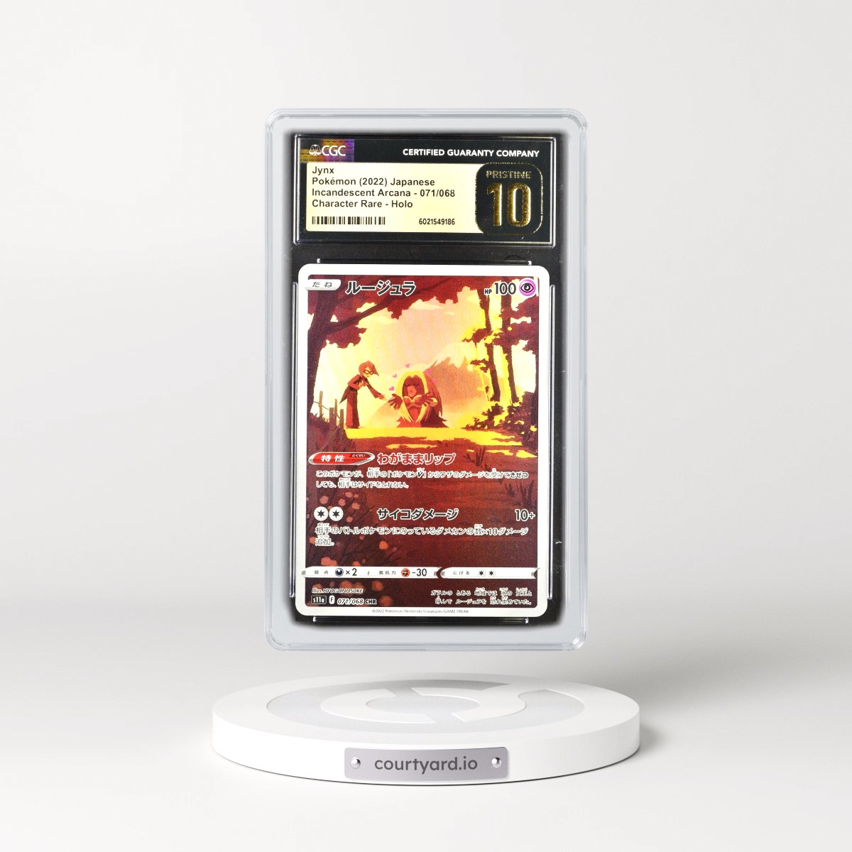 2022 Incandescent Arcana #071/068 Jynx - Character Rare Holo (CGC 10 PRISTINE)