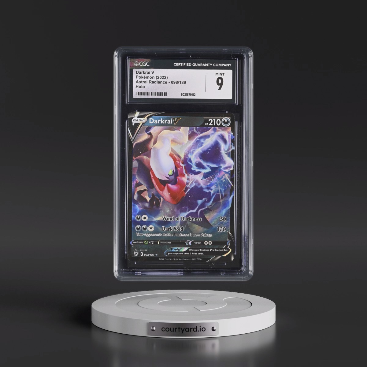 Astral Radiance #098/189 Darkrai V - Holo (CGC 9 MINT)