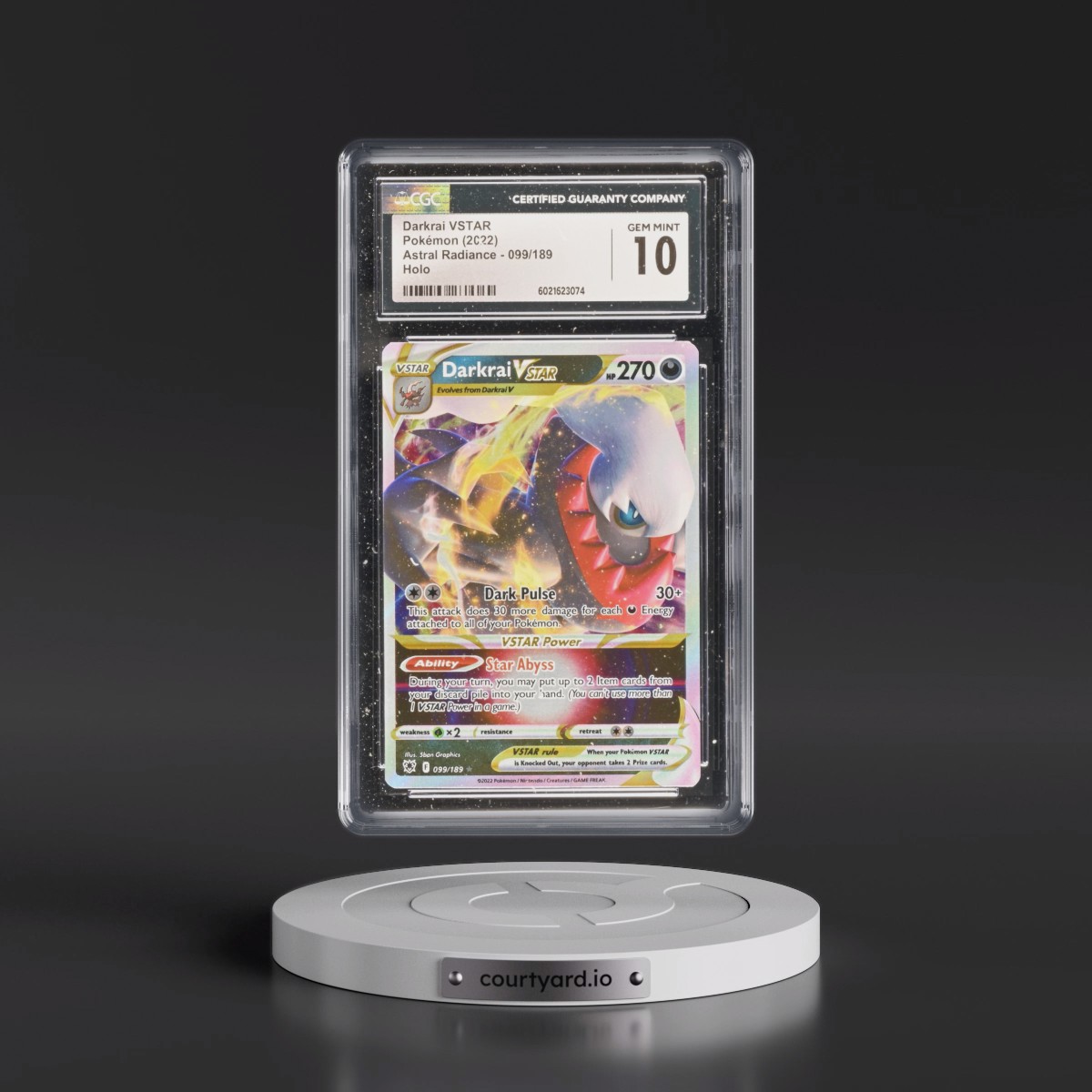 Astral Radiance #099/189 Darkrai VSTAR - Holo (CGC 10 GEM MINT)