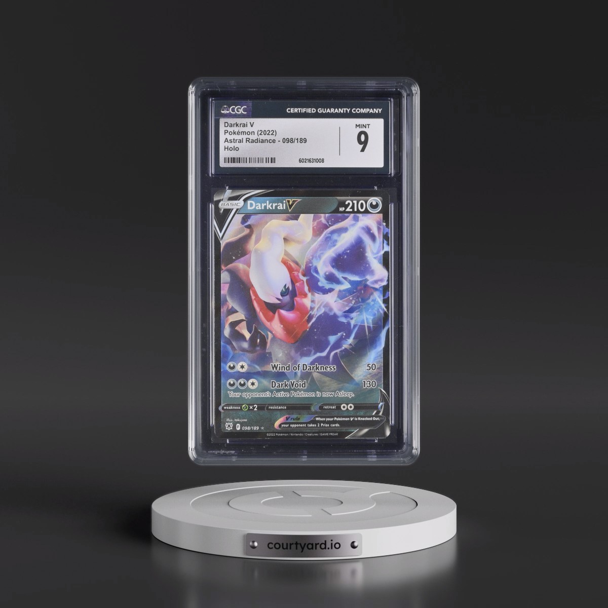 Astral Radiance #098/189 Darkrai V - Holo (CGC 9 MINT)