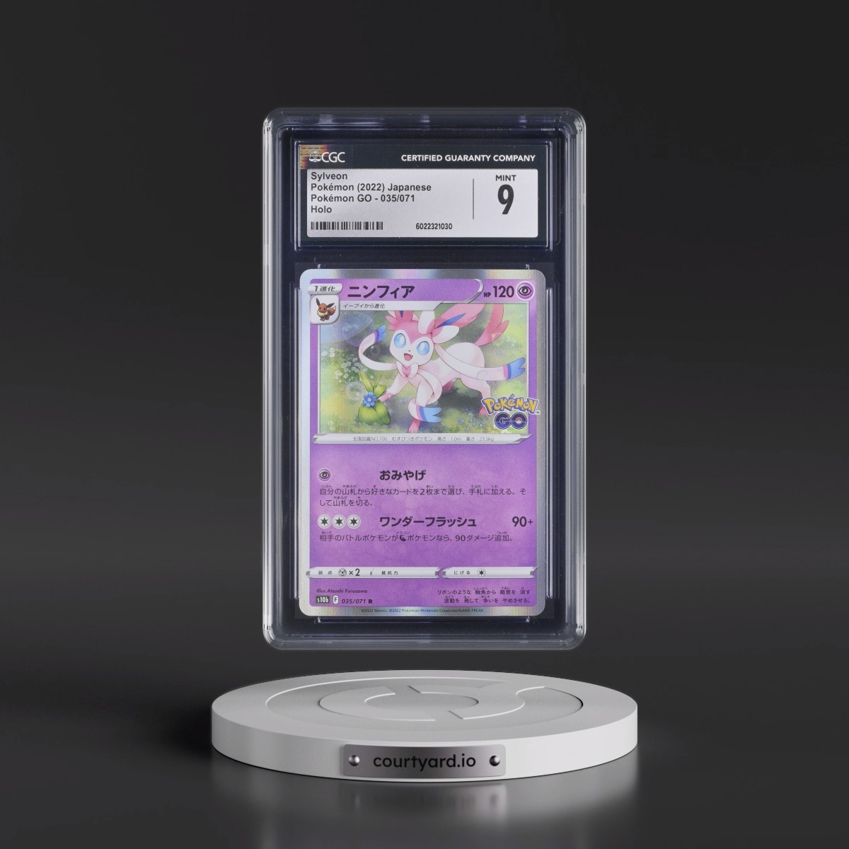 2022 Pokémon GO #035/071 Sylveon - Holo (CGC 9 MINT)