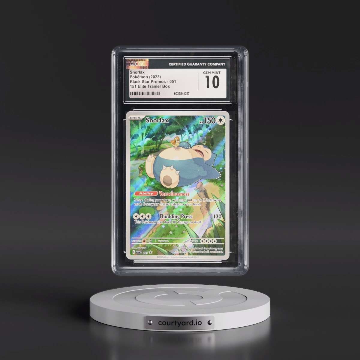 2023 Black Star Promos - Scarlet & Violet SVPEN Snorlax - 151 Elite Trainer Box (Holo) #051 CGC 10