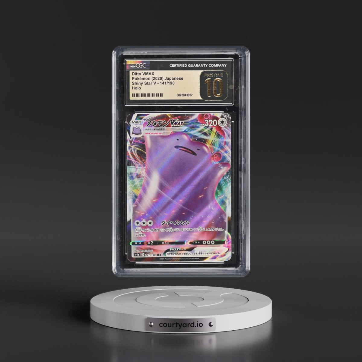 2020 Shiny Star V #141/190 Ditto VMAX - Holo (CGC 10 PRISTINE)