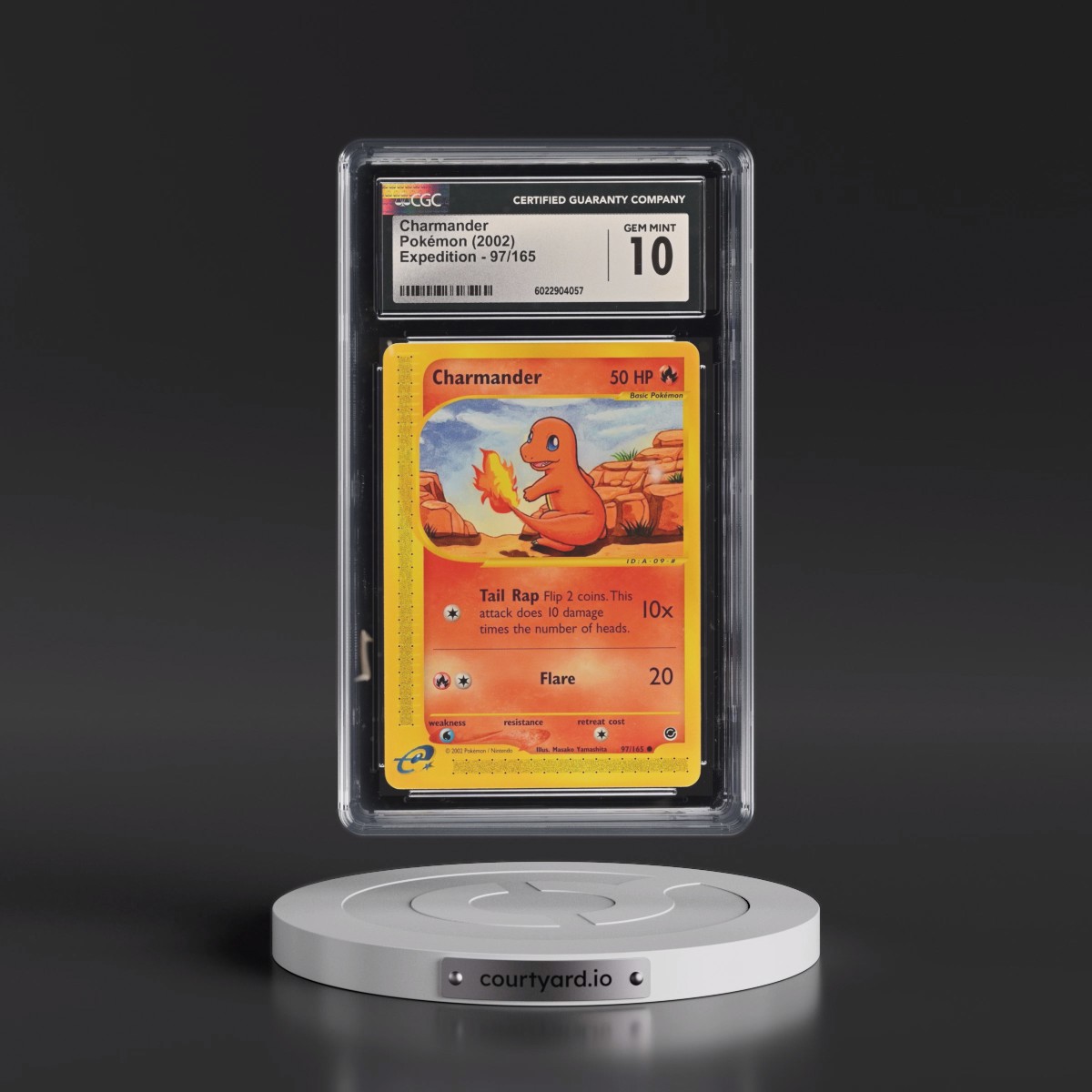 2002 Expedition #97/165 Charmander (CGC 10 GEM MINT)