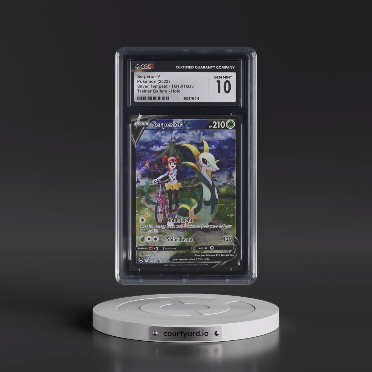 2022 Silver Tempest #TG13/TG30 Serperior V - Trainer Gallery Holo (CGC 10 GEM MINT)
