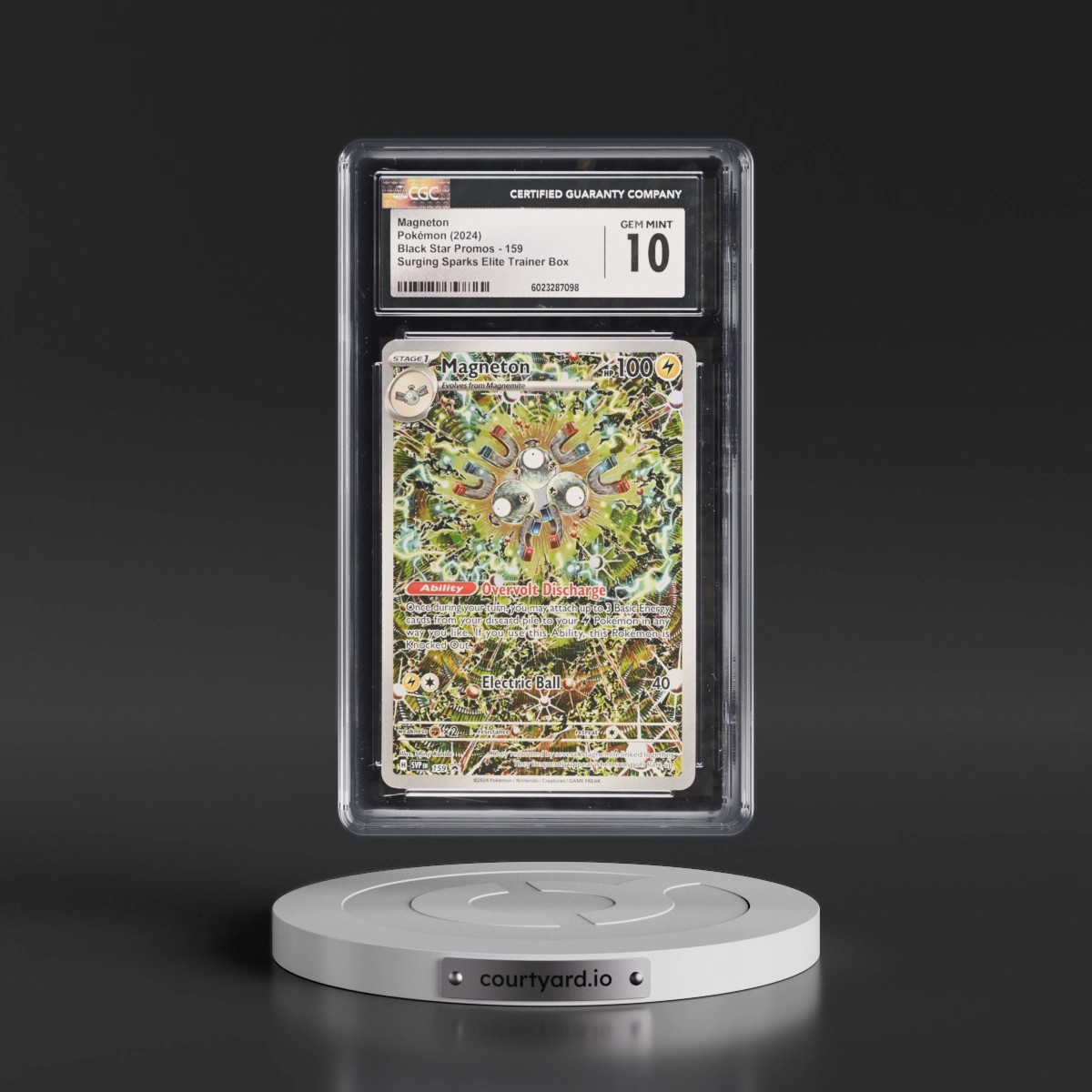 2023 Black Star Promos - Scarlet & Violet SVP EN #159 Magneton - Surging Sparks Elite Trainer Box (Holo) (CGC 10 GEM MINT)
