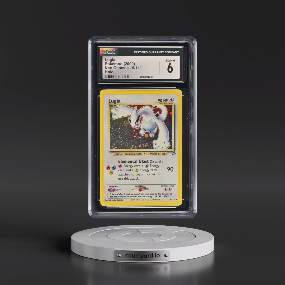 2000 Neo Genesis #9/111 Lugia - Holo (CGC 6 EX-NM)