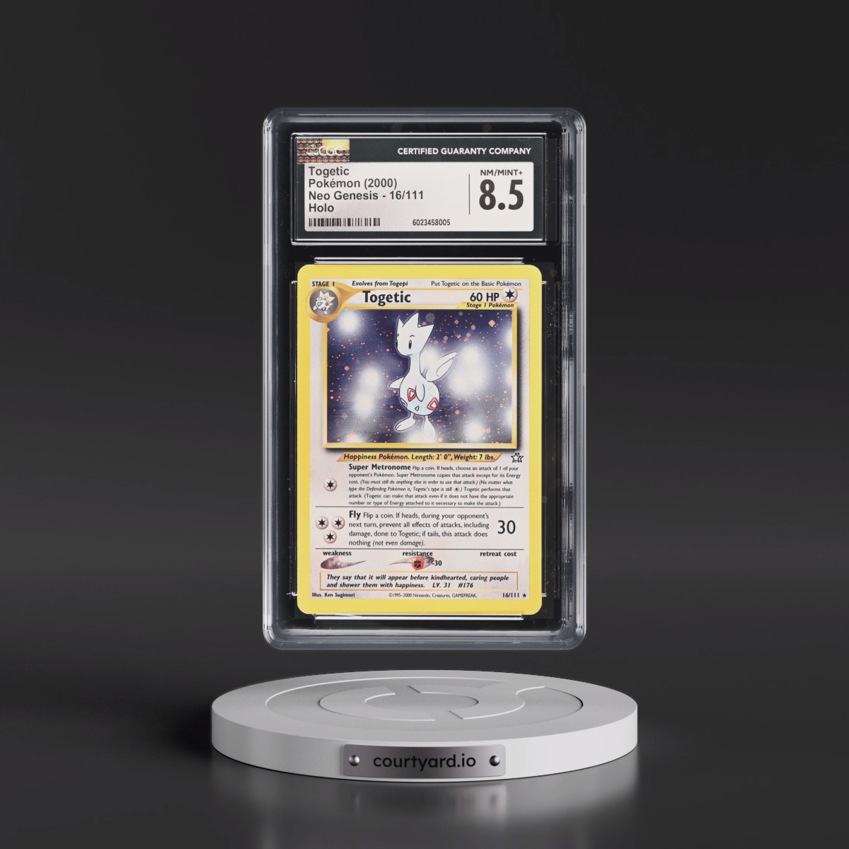2000 Neo Genesis #16/111 Togetic - Holo (CGC 8.5 NM-MT+)