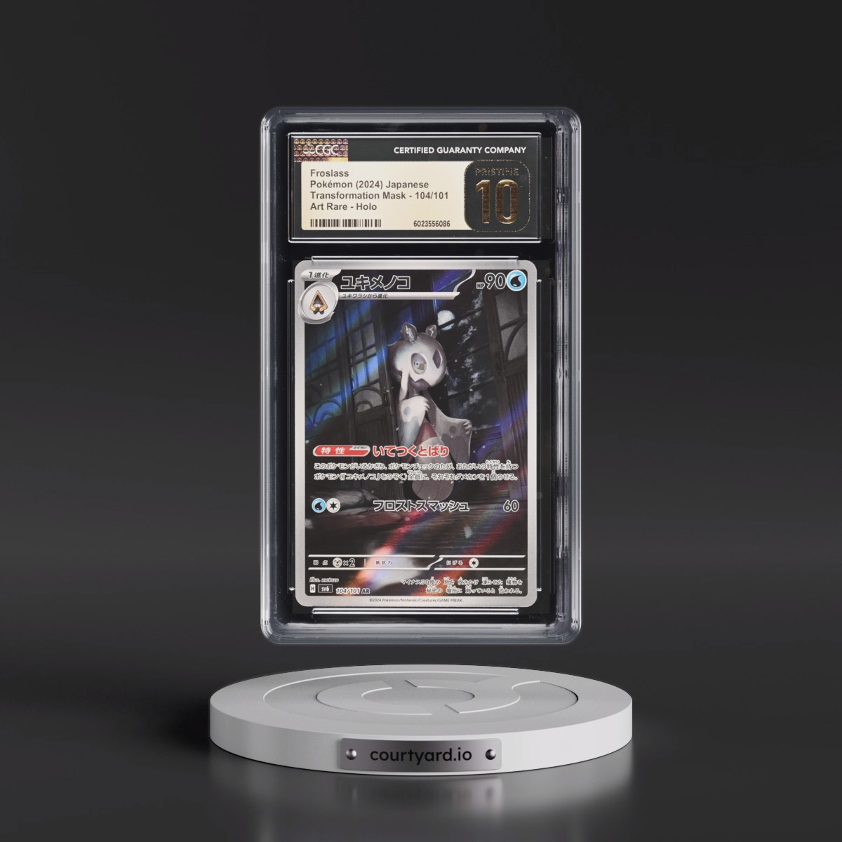 2024 Transformation Mask #104/101 Froslass - Art Rare Holo (CGC 10 PRISTINE)