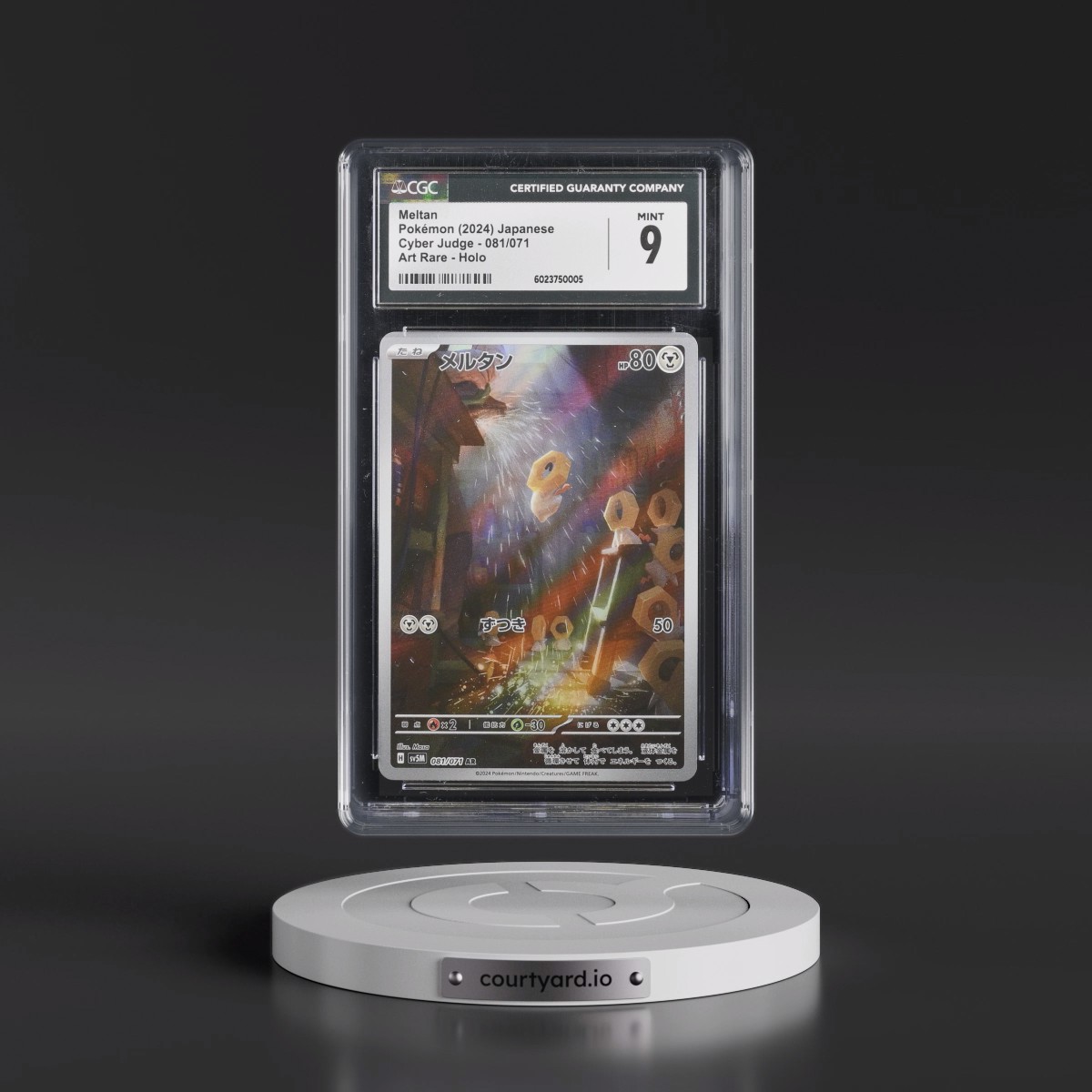 2024 Pokémon Sv5m-Cyber Judge #081 Meltan - Art Rare (CGC 9 MINT)