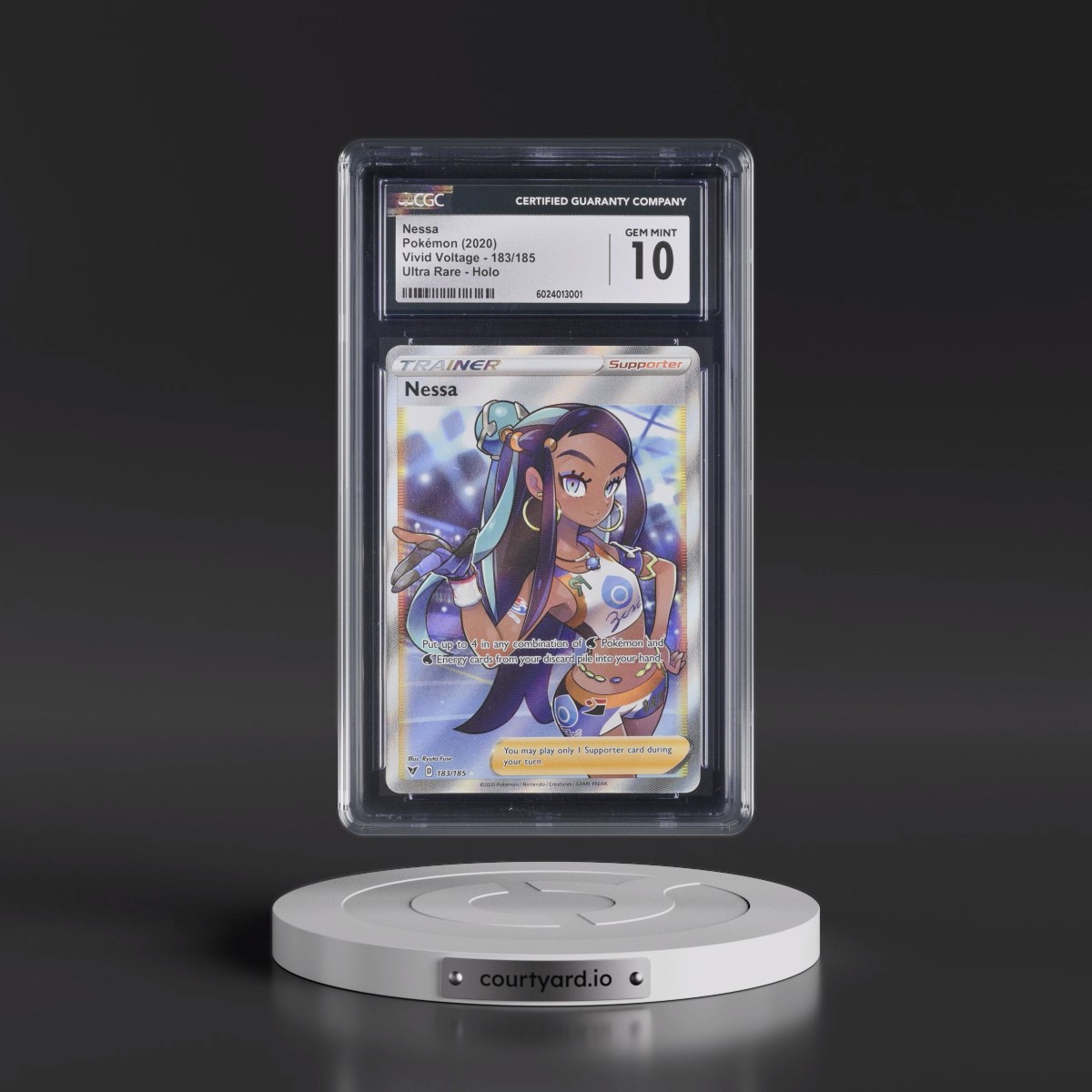 2020 Vivid Voltage #183/185 Nessa - Ultra Rare Holo (CGC 10 GEM MINT)