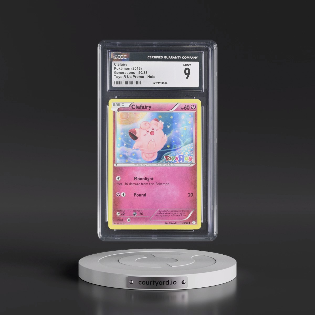 2016 Generations #50/83 Clefairy - Toys"R"Us Promo (Holo) (CGC 9 MINT)