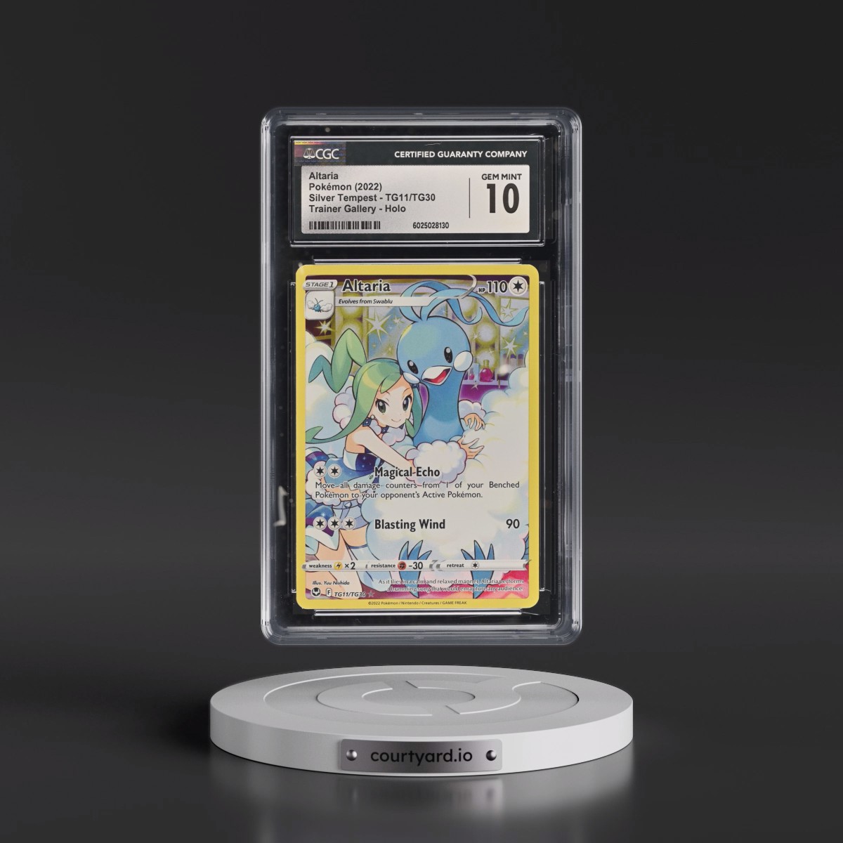 2022 Silver Tempest #TG11/TG30 Altaria - Trainer Gallery Holo (CGC 10 GEM MINT)