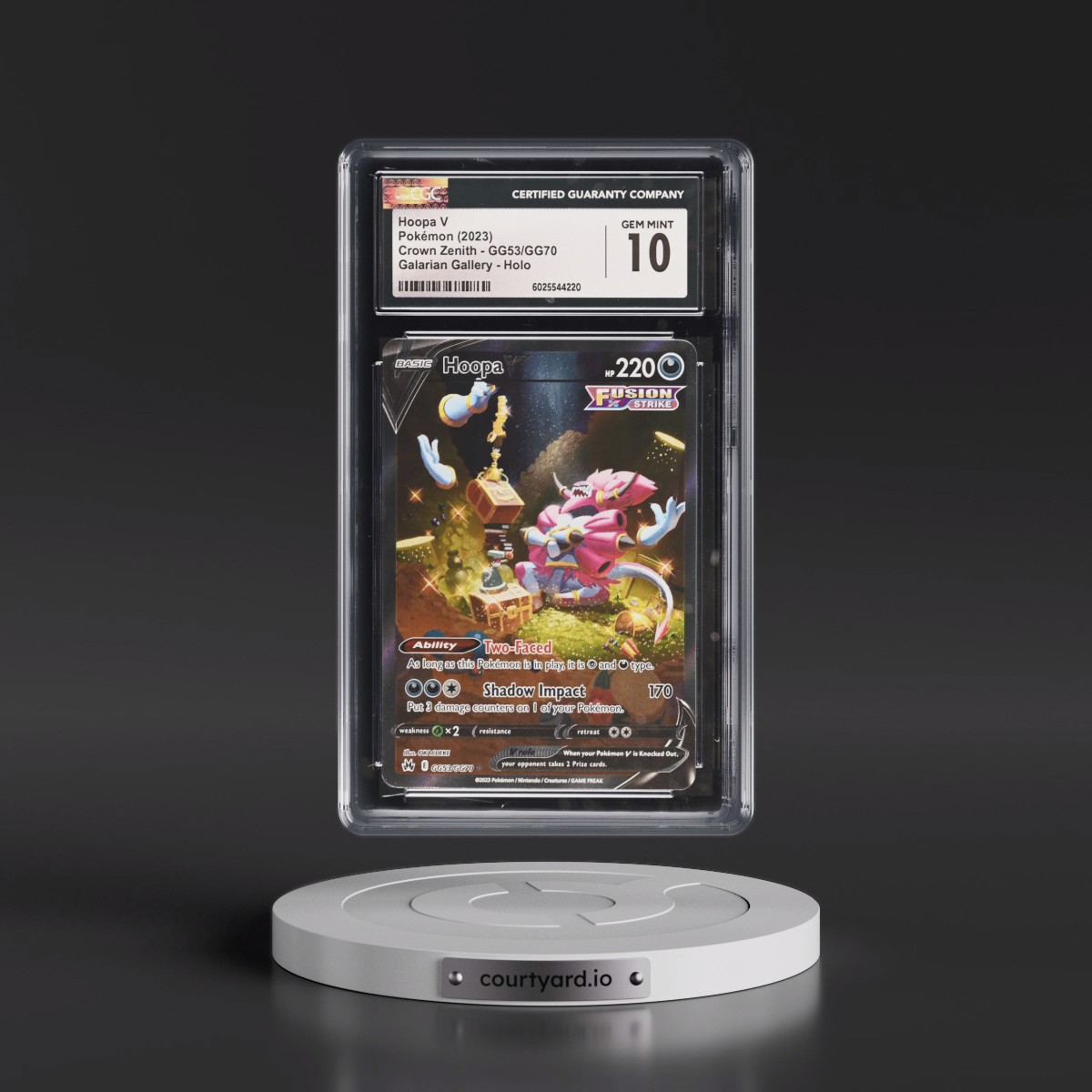 2023 Crown Zenith #GG53/GG70 Hoopa V - Galarian Gallery Holo (CGC 10 GEM MINT)