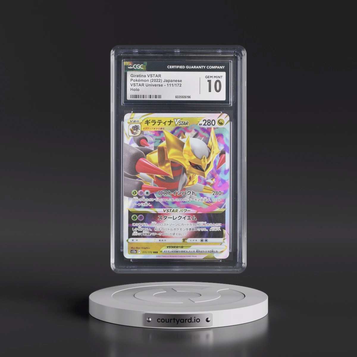 2022 VSTAR Universe #111/172 Giratina VSTAR - Holo (CGC 10 GEM MINT)
