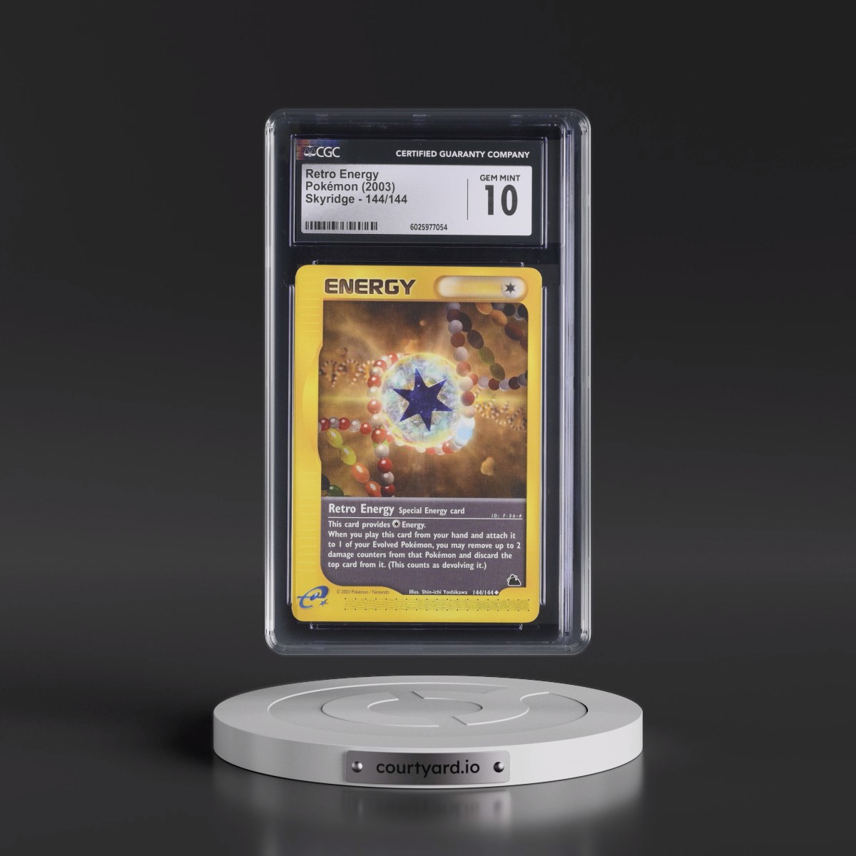 2003 Skyridge #144/144 Retro Energy (CGC 10 GEM MINT)