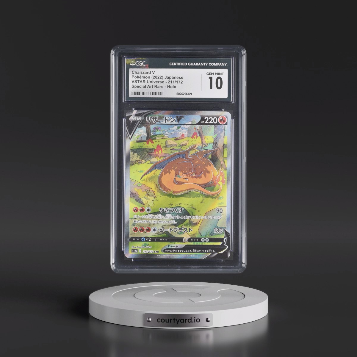 2022 VSTAR Universe #211/172 Charizard V - Special Art Rare Holo (CGC 10 GEM MINT)