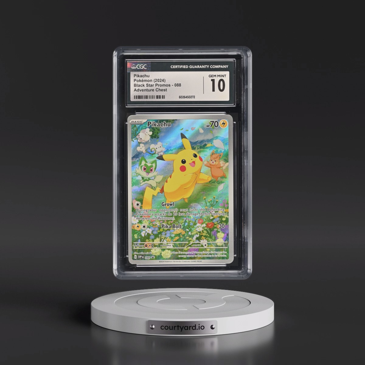 2023 Black Star Promos - Scarlet & Violet SVP EN #088 Pikachu - Adventure Chest (Holo) (CGC 10 GEM MINT)