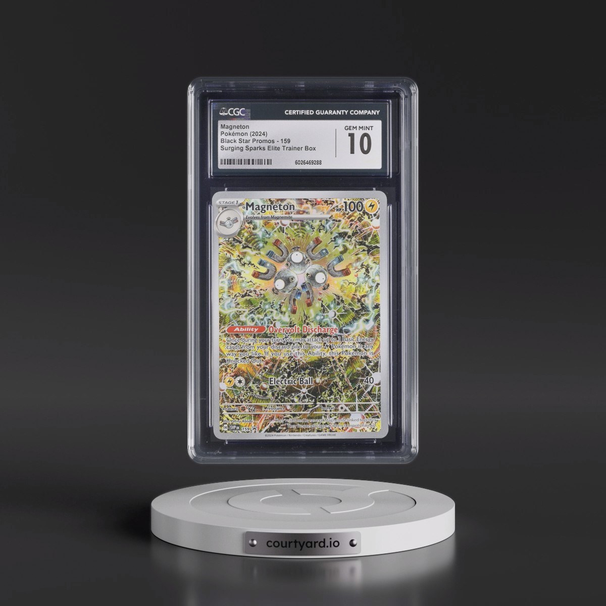 2023 Black Star Promos - Scarlet & Violet SVP EN #159 Magneton - Surging Sparks Elite Trainer Box (Holo) (CGC 10 GEM MINT)