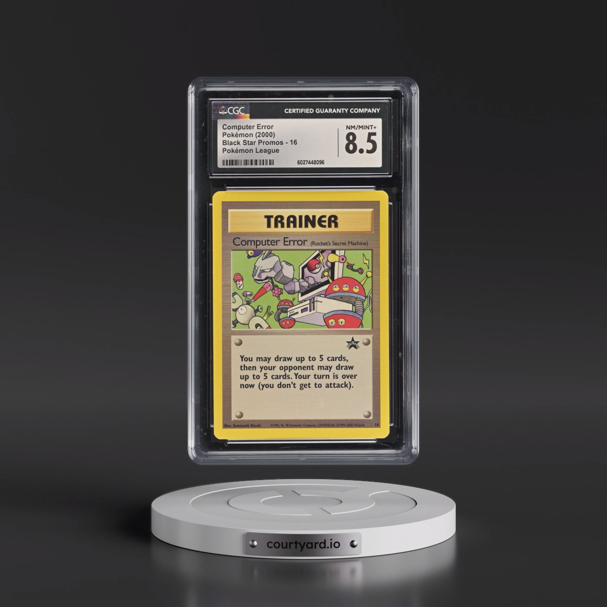 1999 Black Star Promos #16 Computer Error - Pokémon League (CGC 8.5 NM-MT+)