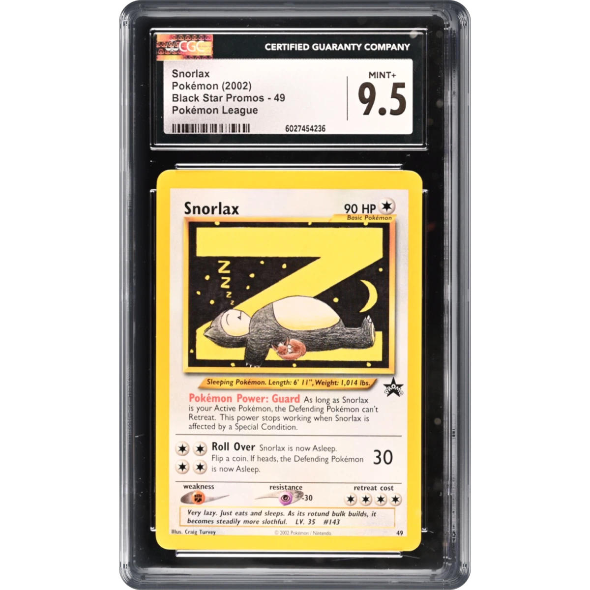 Snorlax card artwork