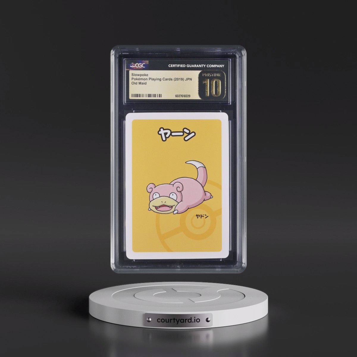 2019 Pokémon Old Maid Slowpoke (CGC 10 PRISTINE)