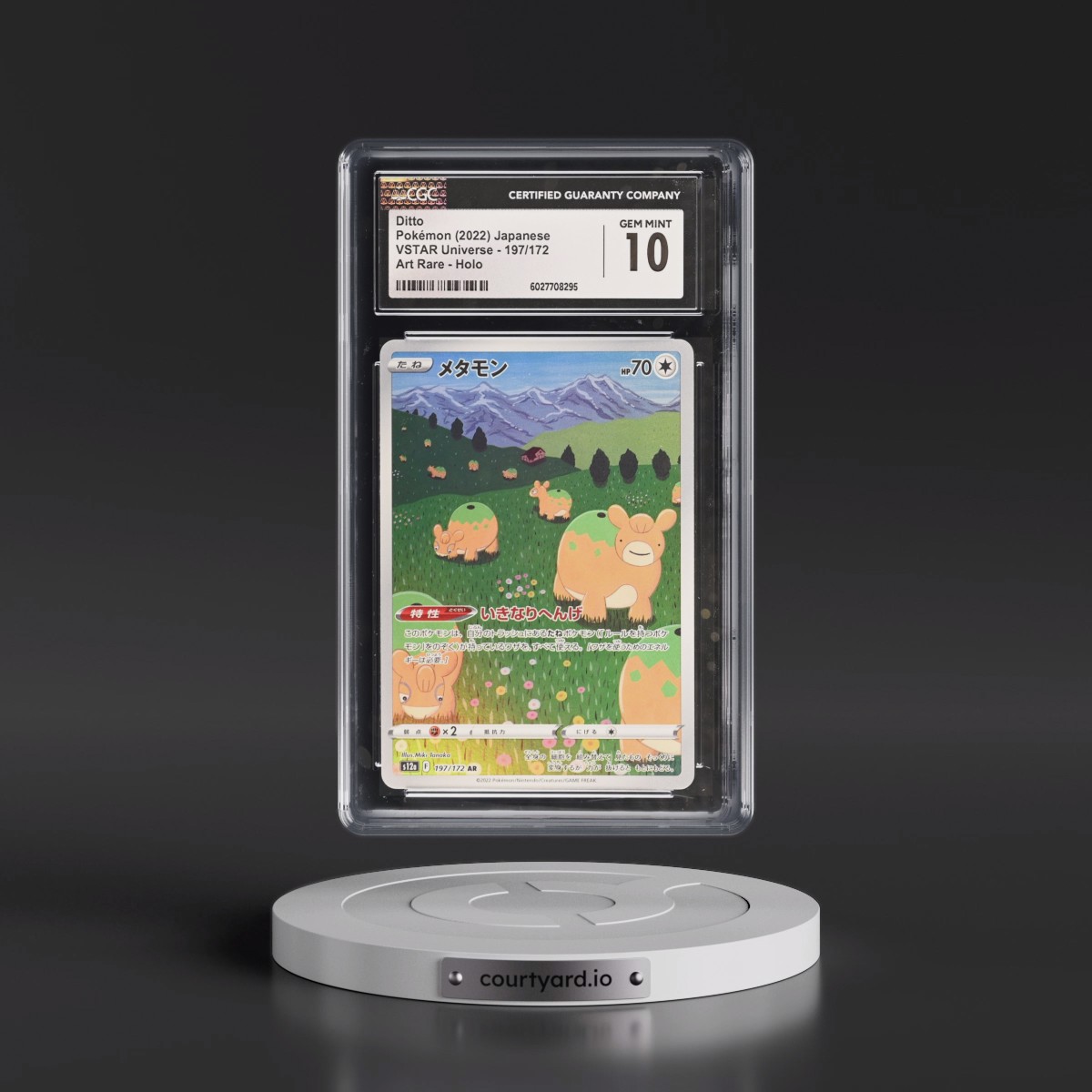 2022 VSTAR Universe #197/172 Ditto - Art Rare Holo (CGC 10 GEM MINT)